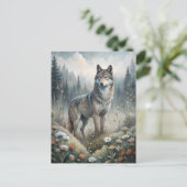 A Beautiful Forest Wolf Briefkaart (Staand voorkant)