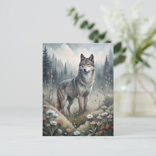 A Beautiful Forest Wolf Briefkaart (Staand voorkant)