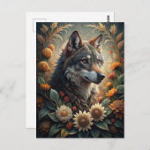 A Beautiful Forest Wolf Briefkaart (Voorkant / Achterkant)