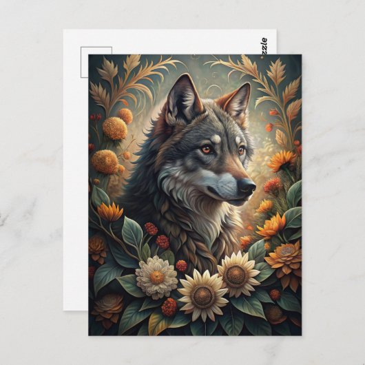 A Beautiful Forest Wolf Briefkaart (Voorkant / Achterkant)
