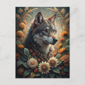 A Beautiful Forest Wolf Briefkaart (Voorkant)