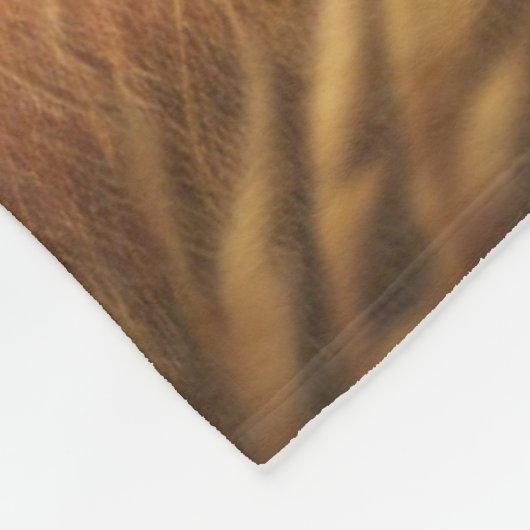 A Beautiful Forest Wolf Fleece Deken (Hoek)