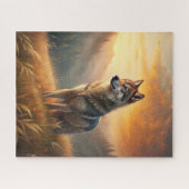 A Beautiful Forest Wolf Legpuzzel (Horizontaal)