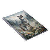 A Beautiful Forest Wolf Notitieboek (Rechterzijde)