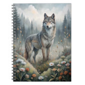 A Beautiful Forest Wolf Notitieboek (Voorkant)