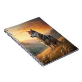 A Beautiful Forest Wolf Notitieboek (Rechterzijde)