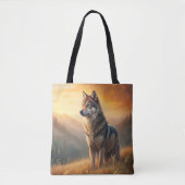 A Beautiful Forest Wolf Tote Bag (Voorkant)