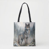 A Beautiful Forest Wolf Tote Bag (Voorkant)