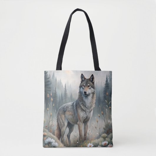 A Beautiful Forest Wolf Tote Bag (Voorkant)