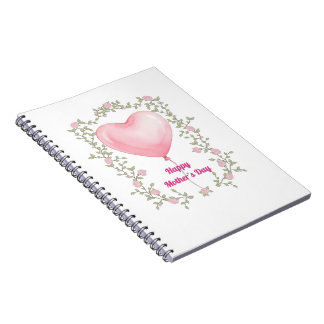 A beautiful notepad for Mother's Day- Pastel pink Notitieboek