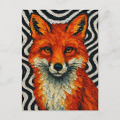 A beautiful red fox briefkaart (Voorkant)