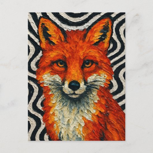 A beautiful red fox briefkaart (Voorkant)