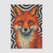 A beautiful red fox decoupage tissuepapier (Voorkant)