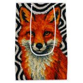 A beautiful red fox medium cadeauzakje (Achterkant)