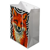 A beautiful red fox medium cadeauzakje (Achterkant Gekanteld)