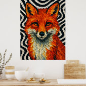 A beautiful red fox poster (Keuken)