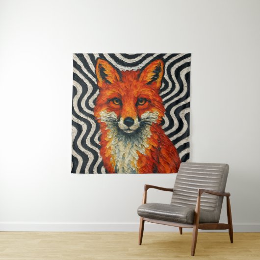 A beautiful red fox wandkleed (In situ)