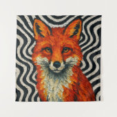 A beautiful red fox wandkleed (Voorkant)