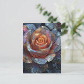A Beautiful Rose Flower Briefkaart (Staand voorkant)