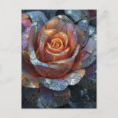 A Beautiful Rose Flower Briefkaart (Voorkant)