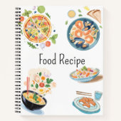A Beautiful Space for Your Favorite Family Recipes Notitieboek (Voorkant)