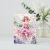 A Beautiful Spring Fairy Briefkaart (Staand voorkant)