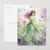 A Beautiful Spring Fairy Briefkaart (Voorkant / Achterkant)