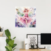 A Beautiful Spring Fairy Poster (Thuiskantoor)