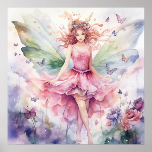 A Beautiful Spring Fairy Poster (Voorkant)