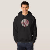 A Beautiful Symbol of Renewal Cherry Blossom Geome Hoodie (Voorkant volledig)