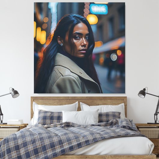 A BEAUTIFUL WOMAN #1 CANVAS AFDRUK (Insitu (Slaapkamer))