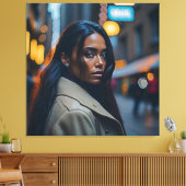 A BEAUTIFUL WOMAN #1 CANVAS AFDRUK (Insitu (Woonkamer))