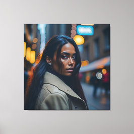 A BEAUTIFUL WOMAN #1 CANVAS AFDRUK
