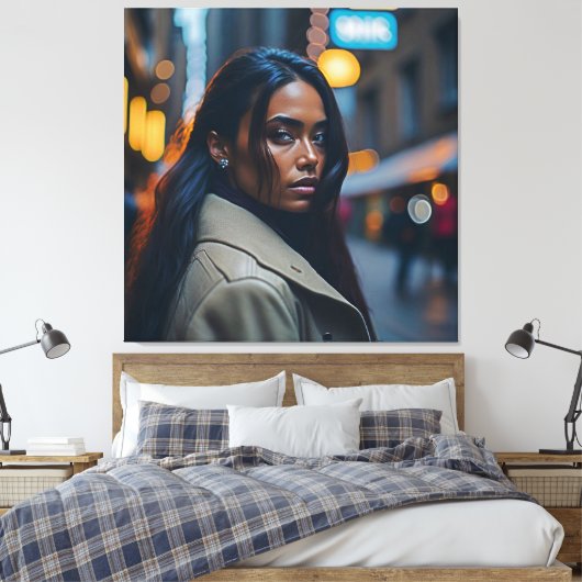 A BEAUTIFUL WOMAN #1 CANVAS AFDRUK (Insitu (Slaapkamer))