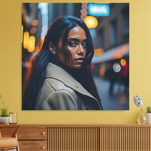 A BEAUTIFUL WOMAN #1 CANVAS AFDRUK (Insitu (Woonkamer))