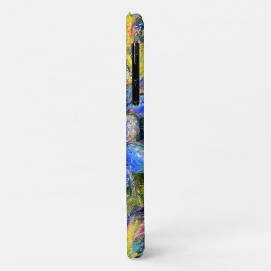 A Bee & Forget-me-not Flowers & Name Case-Mate iPhone Case (Achterkant/links)