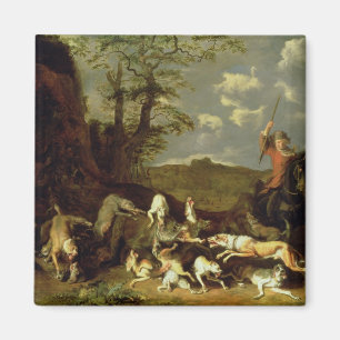 A Beer Hunt, 1655 Magneet