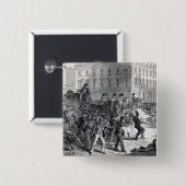 A Belfast Riot Vierkante Button 5,1 Cm (Voorkant /achterkant)