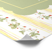 A berry sweet baby is on the way Welcome Sign Poster (Hoek)