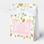 A berry sweet girl is on the way Baby Shower Bedankdoosjes (Voorkant Zijde)