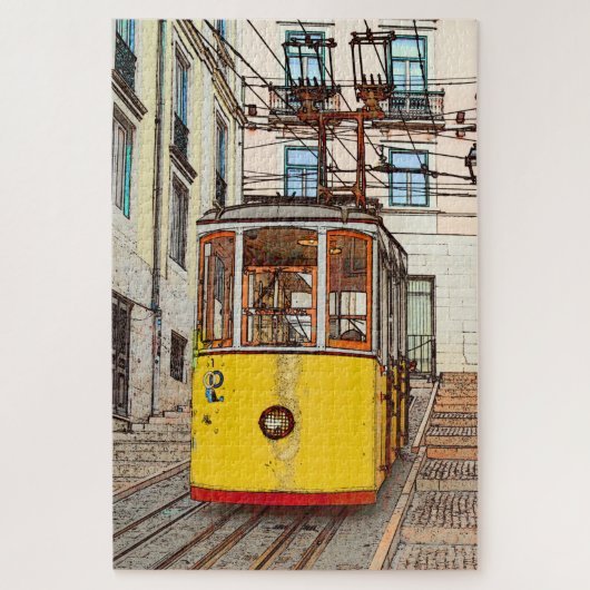 A Bica de Duarte Belo - Lisboa Legpuzzel (Verticaal)