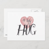 A Big Hug Briefkaart (Voorkant / Achterkant)