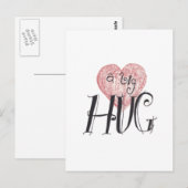 A Big Hug Briefkaart (Voorkant / Achterkant)