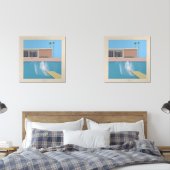 A Bigger Splash – California Pool Print Hockney Muurkunst Sets (Slaapkamer)