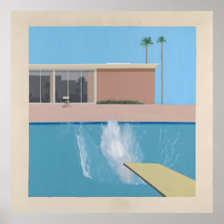 A Bigger Splash – California zwembadprint Hockney Poster