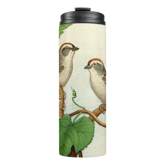 "A Birding I Will Go" Thermosbeker (Voorkant)