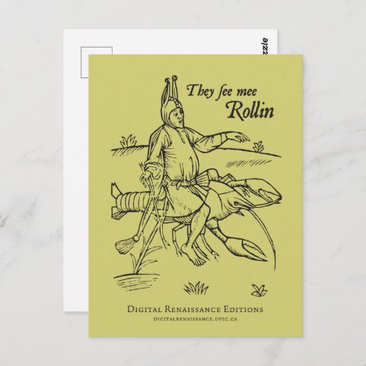 A Bisque Walk Briefkaart (Voorkant / Achterkant)