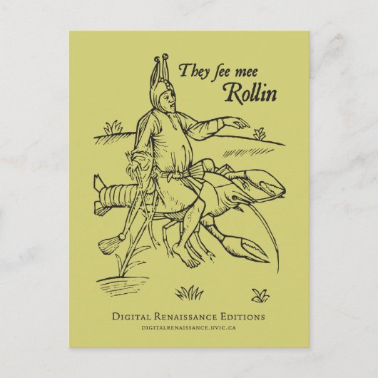 A Bisque Walk Briefkaart (Voorkant)