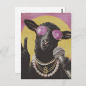 A Black Sheep Singer Briefkaart (Voorkant / Achterkant)