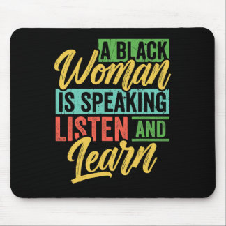 A Black Woman Is Speaking Listen And Learn Black H Muismat